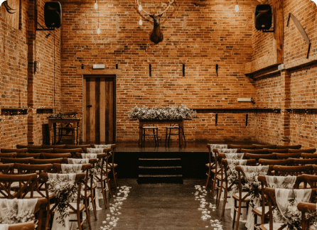 wedding ceremony indoor venue