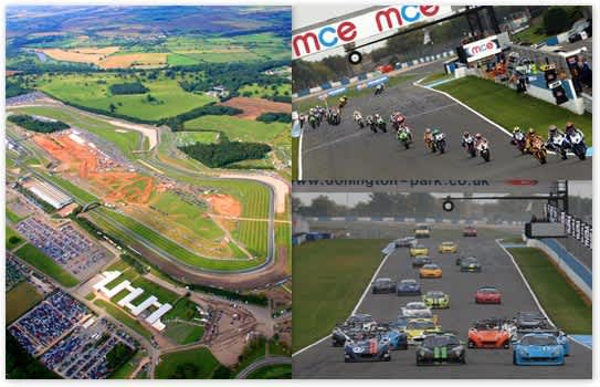 Camping site next to Donington Park race circuit